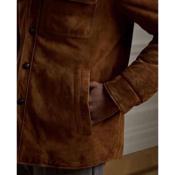 Gardner Suede Down Shirt Jacket