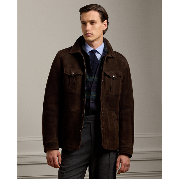 Ralph lauren purple label shearling best sale