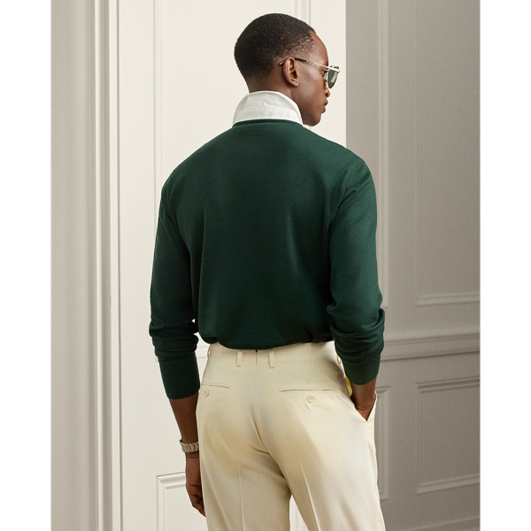 Cashmere-Cotton-Silk Rugby Shirt