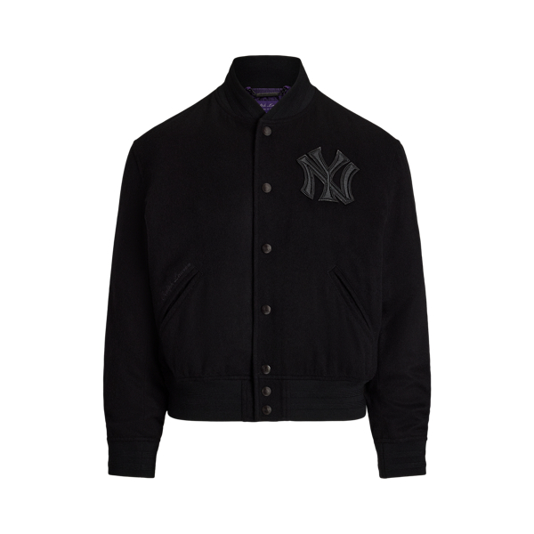 Polo Black Ralph Lauren Yankees Cashmere Jacket Purple Label 1