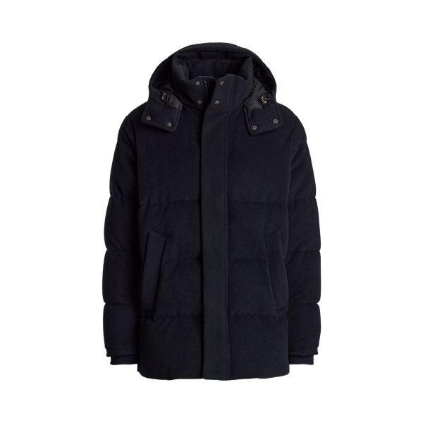 Indigo Hooded Flight Jacket