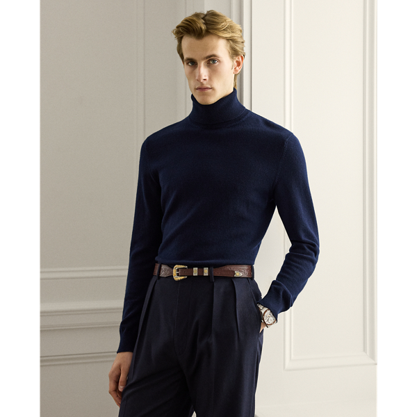 Kasjmier trui met turtleneck