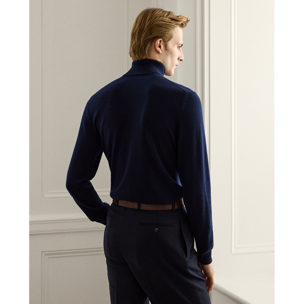 Kasjmier trui met turtleneck