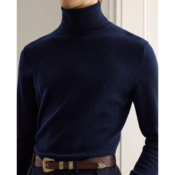 Kasjmier trui met turtleneck