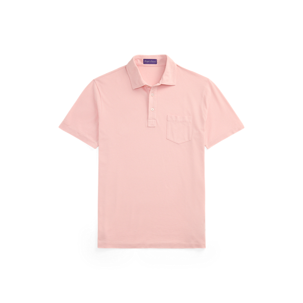 Custom Slim Fit Washed Piqu&eacute; Polo Shirt