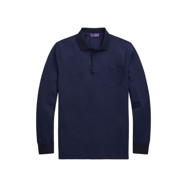 【送料&関税込】Polo Ralph Lauren Long-sleeved Polo Shirt Piqué Long-Sleeve Polo Shirt