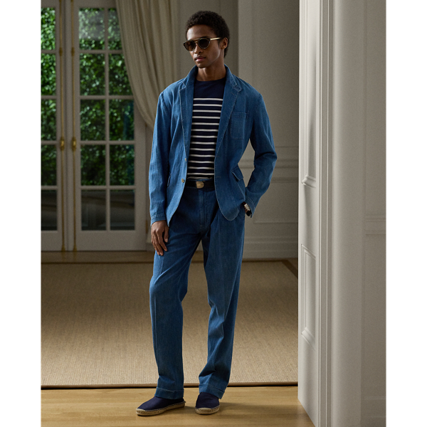 Striped Lisle Long-Sleeve T-Shirt 