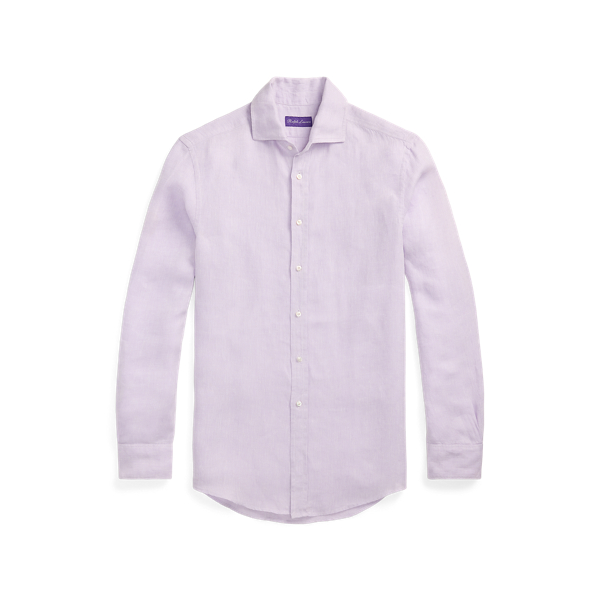 Basket-Weave Linen Shirt