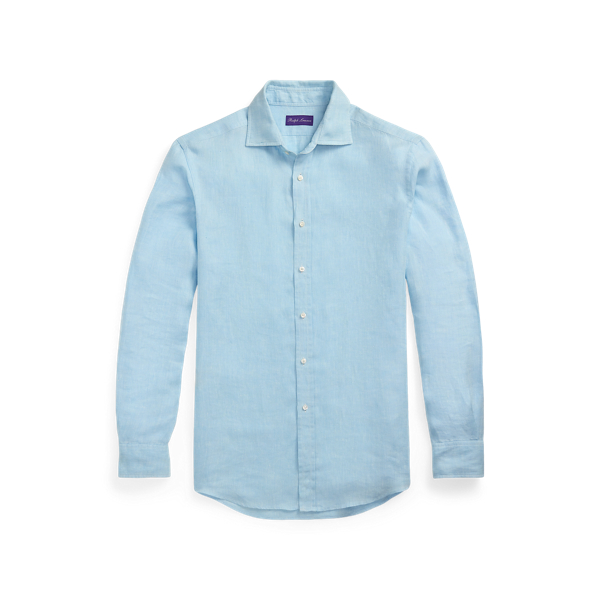 Basket-Weave Linen Shirt