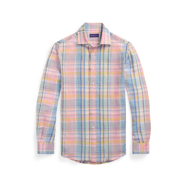 Plaid Cashmere Western Shirt