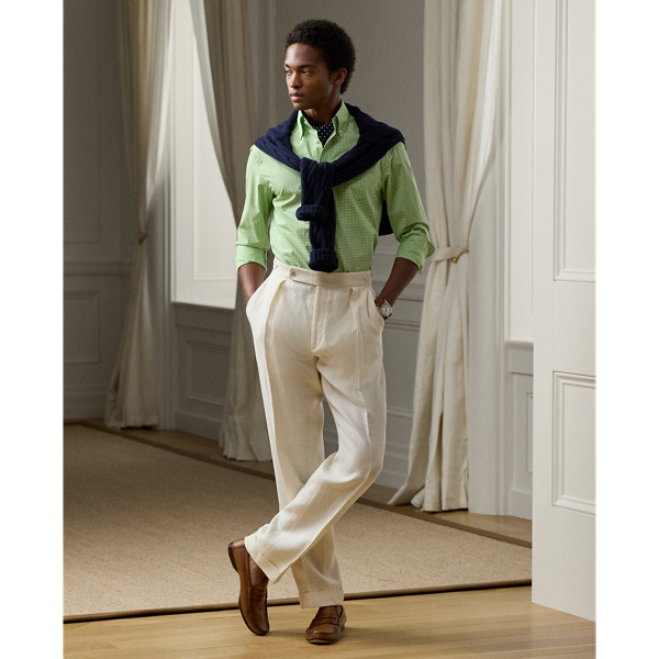 Palm Green/White Gingham Shirt Purple Label 4