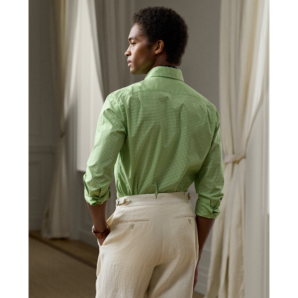 Palm Green/White Gingham Shirt Purple Label 5