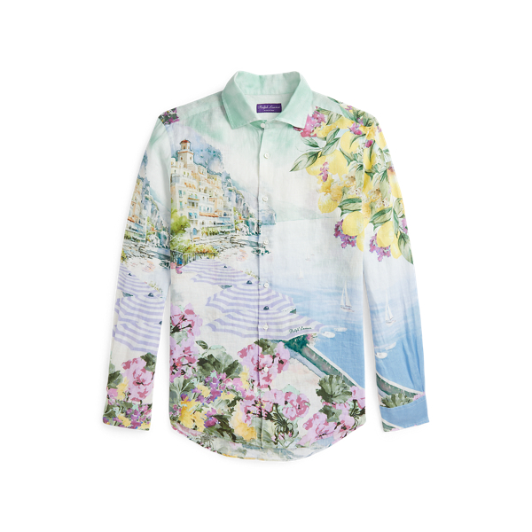 Scenic Print Linen Shirt | Ralph Lauren® Australia
