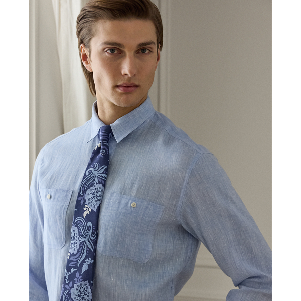 Linen Chambray Shirt 