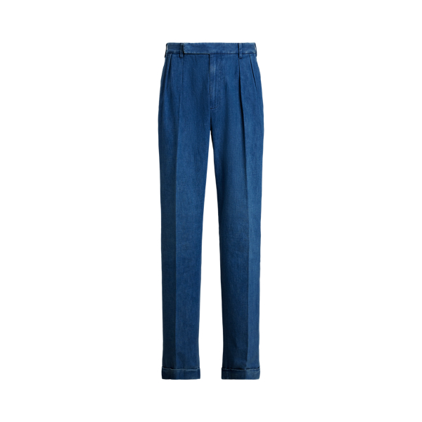 Glenn Hand-Tailored Denim Trouser Purple Label 1