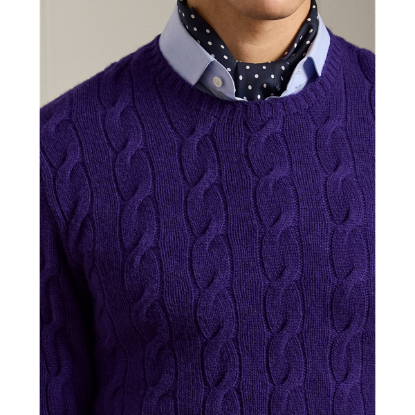 Cable-Knit Cashmere Sweater