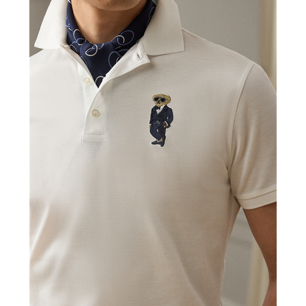 復刻現行✨️ラルフローレン　ポロベア　カスタムスリムポロシャツ　ヴィンテージ　L カスタム スリム Polo ベア ピケ ポロシャツ | ラルフ ローレン