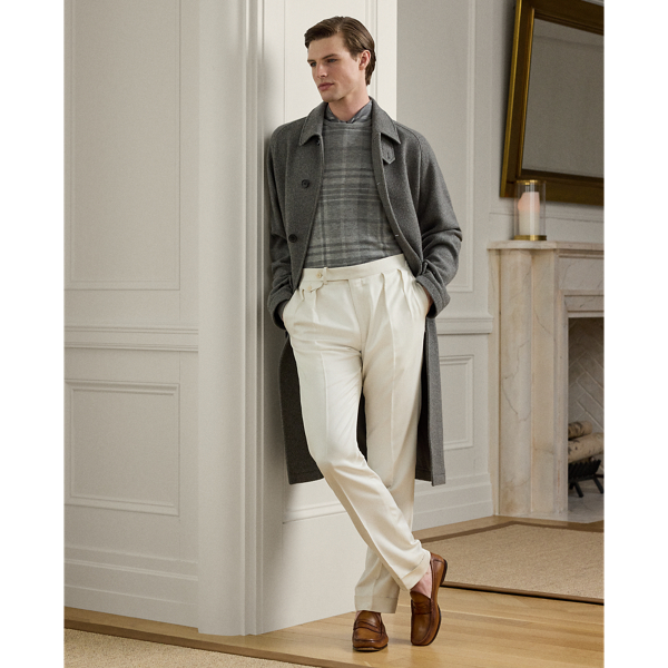Plaid Cashmere Crewneck Jumper 