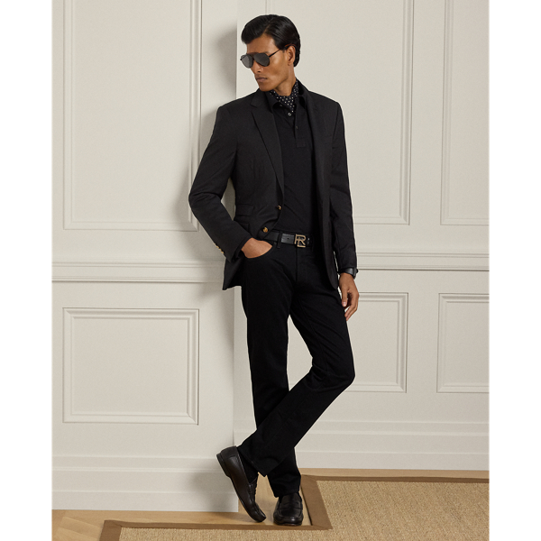Cotton-Cashmere Piqué Polo Shirt