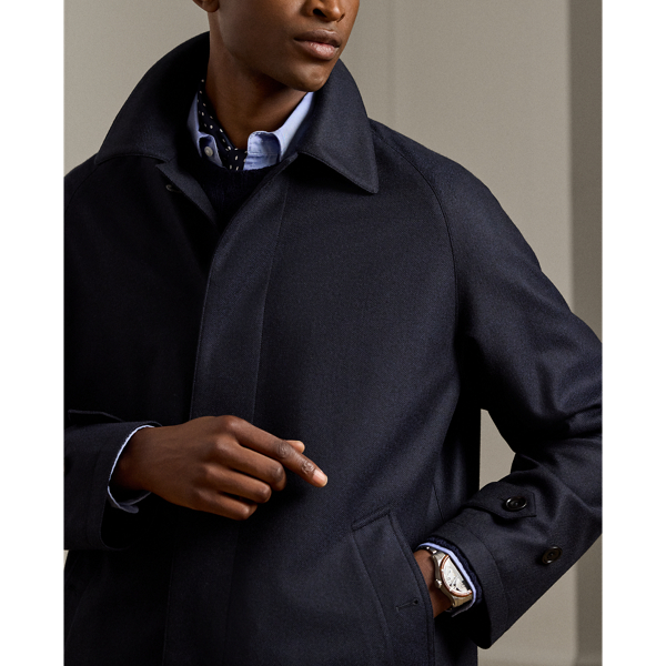 Waldridge Wool-Cashmere Walking Coat