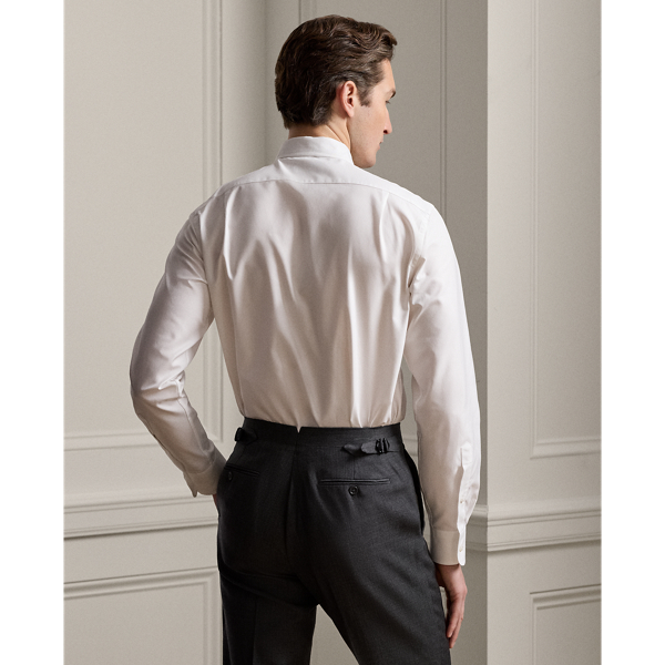 Pinpoint-Oxfordhemd Purple Label in Wei&szlig; 5