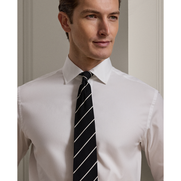 Pinpoint-Oxfordhemd Purple Label in Wei&szlig; 6