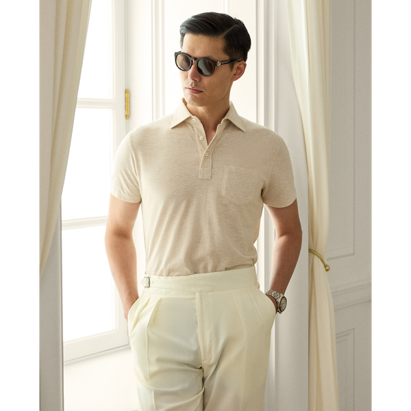 コットンカシミヤ ピケ ポロシャツ | ラルフ ローレン公式オンラインストア