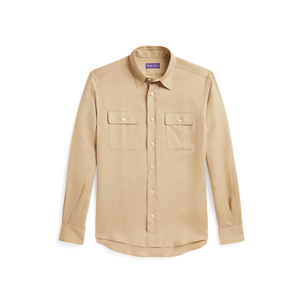 Silk/Linen Canvas Shirt