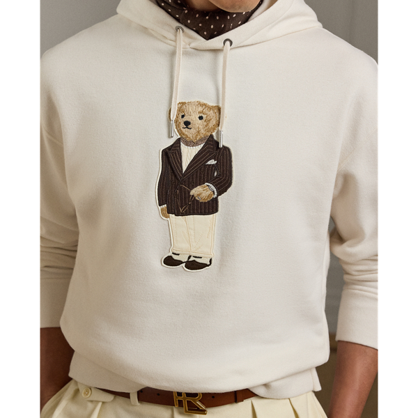 Polo Bear Cotton-Cashmere Fleece Hoodie