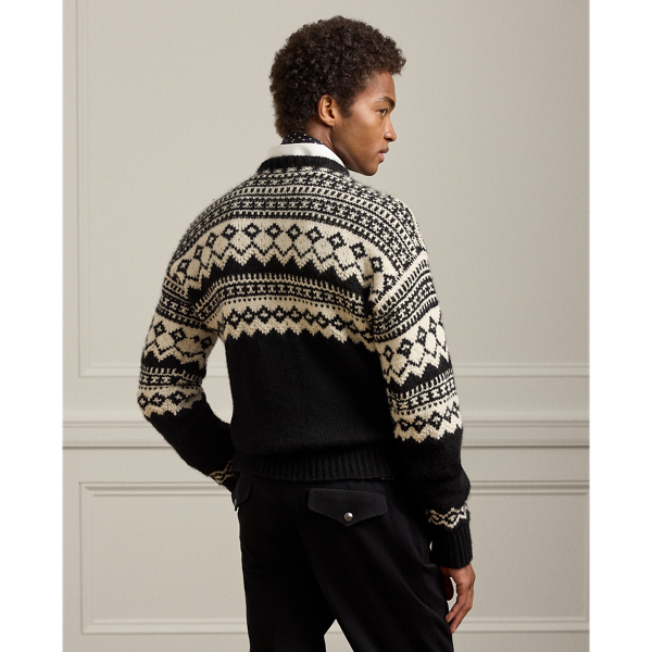 Fair Isle Cashmere Crewneck Sweater