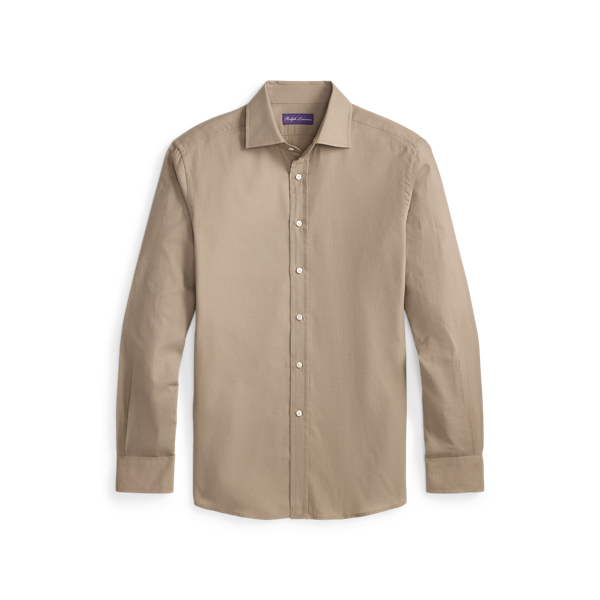 Glen Check Twill Shirt Purple Label 1