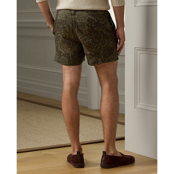 4.5-Inch Amalfi Paisley Linen Swim Trunk