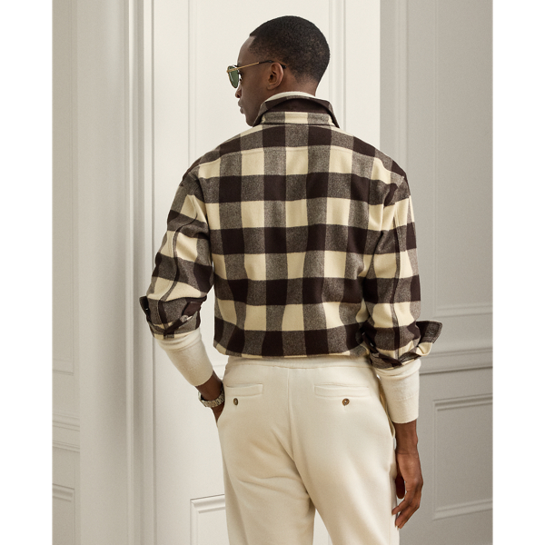 バッファロー チェック ウール シャツ | ラルフ ローレン公式