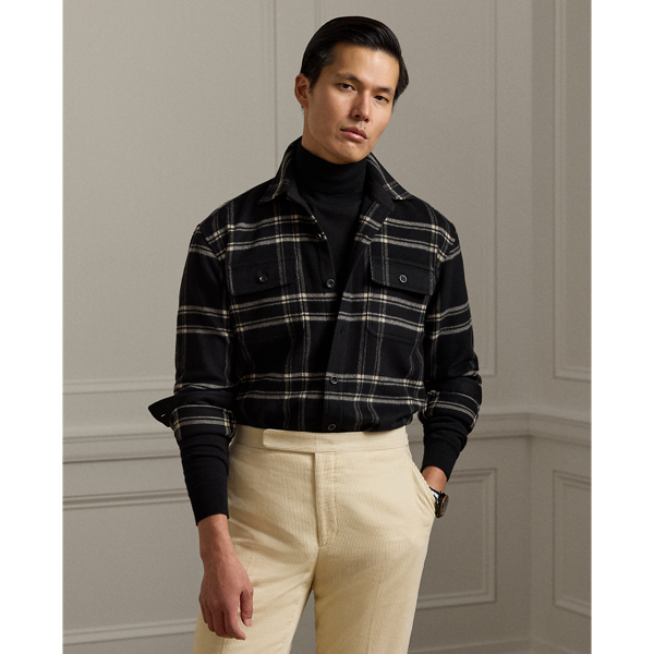 チェック ウール シャツ | ラルフ ローレン公式オンラインストア