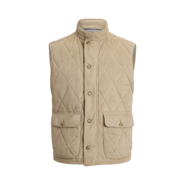 Gilet Carleton en daim matelass&eacute; Purple Label en 1