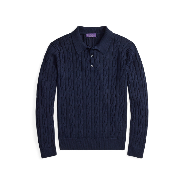 Flag Cashmere Crewneck Sweater | Ralph Lauren