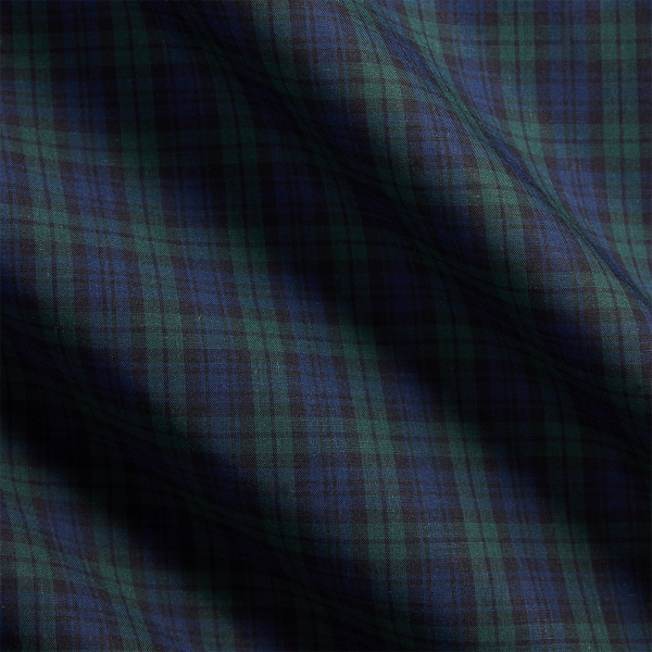 Micro-Plaid Poplin Shirt