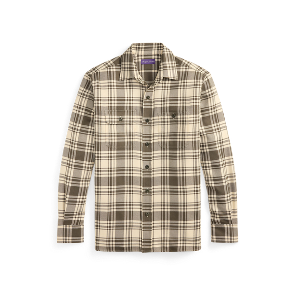 Kariertes Hemd aus Twill