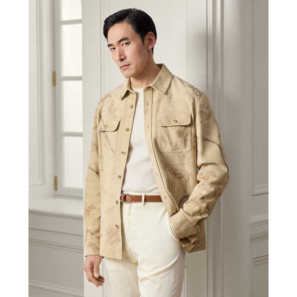 Calloway ペインテッド スエード シャツ ジャケット | ラルフ ローレン