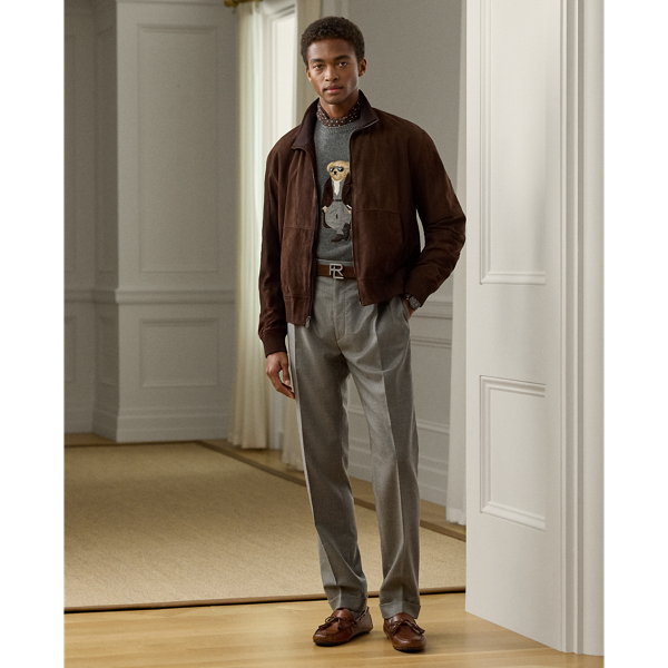 スエード トラック ジャケット | ラルフ ローレン公式オンラインストア