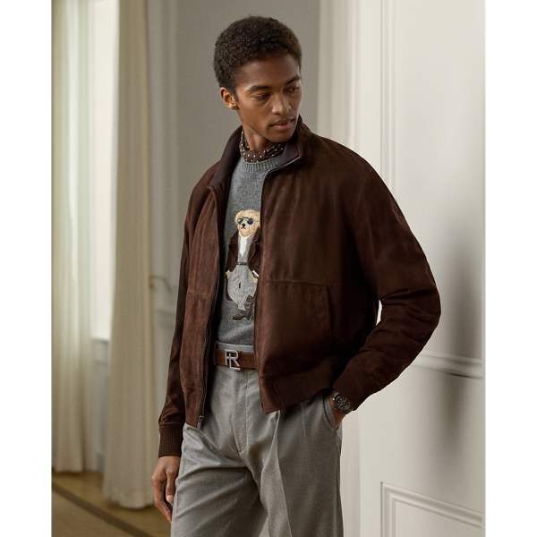 スエード トラック ジャケット | ラルフ ローレン公式オンラインストア