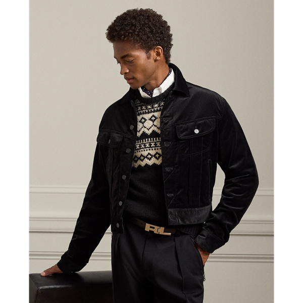 Velvet Trucker Jacket