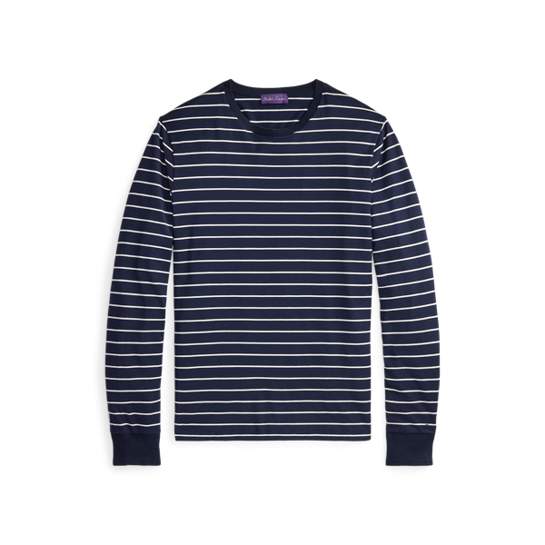 Lang&auml;rmliges T-Shirt mit Streifenmuster Purple Label in Kl. V.-Navy/Deckb.-Wei&szlig; 2