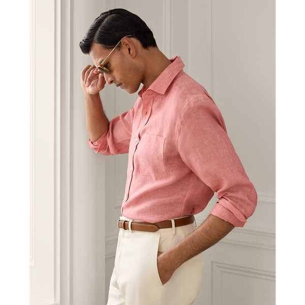 Hemd aus Leinenchambray 