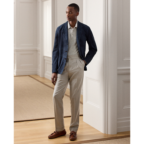 Мужские свитеры Ralph Lauren Cashmere-Linen Polo Sweater