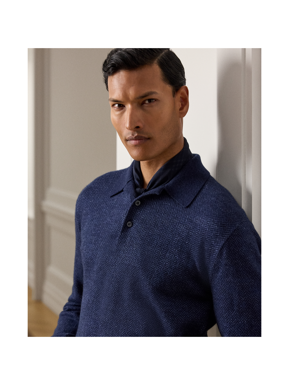 Мужские свитеры Ralph Lauren Linen-Cashmere Polo Sweater — фото 3