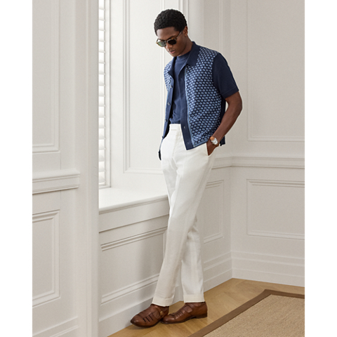 Мужские кардиганы Ralph Lauren Silk-Cotton Short-Sleeve Cardigan