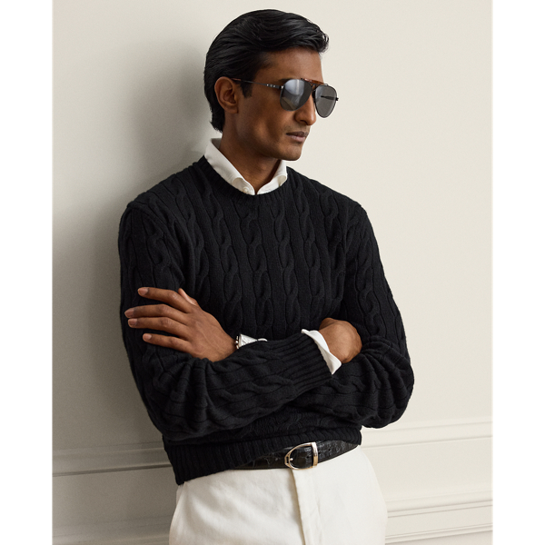 Cable-Knit Cashmere Jumper