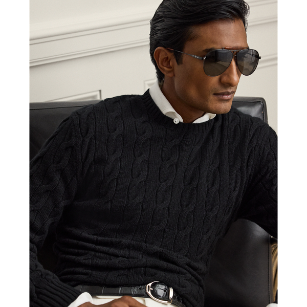 Cable-Knit Cashmere Jumper