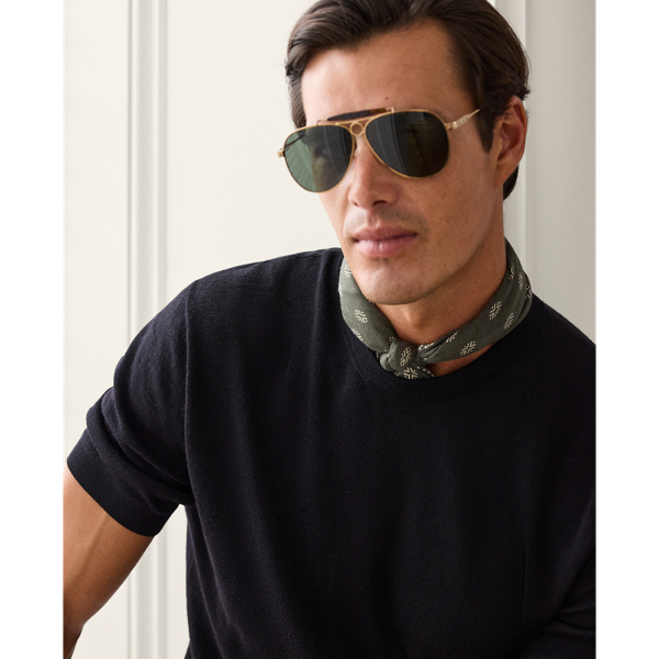 Silk Blend Short Sleeve Jumper